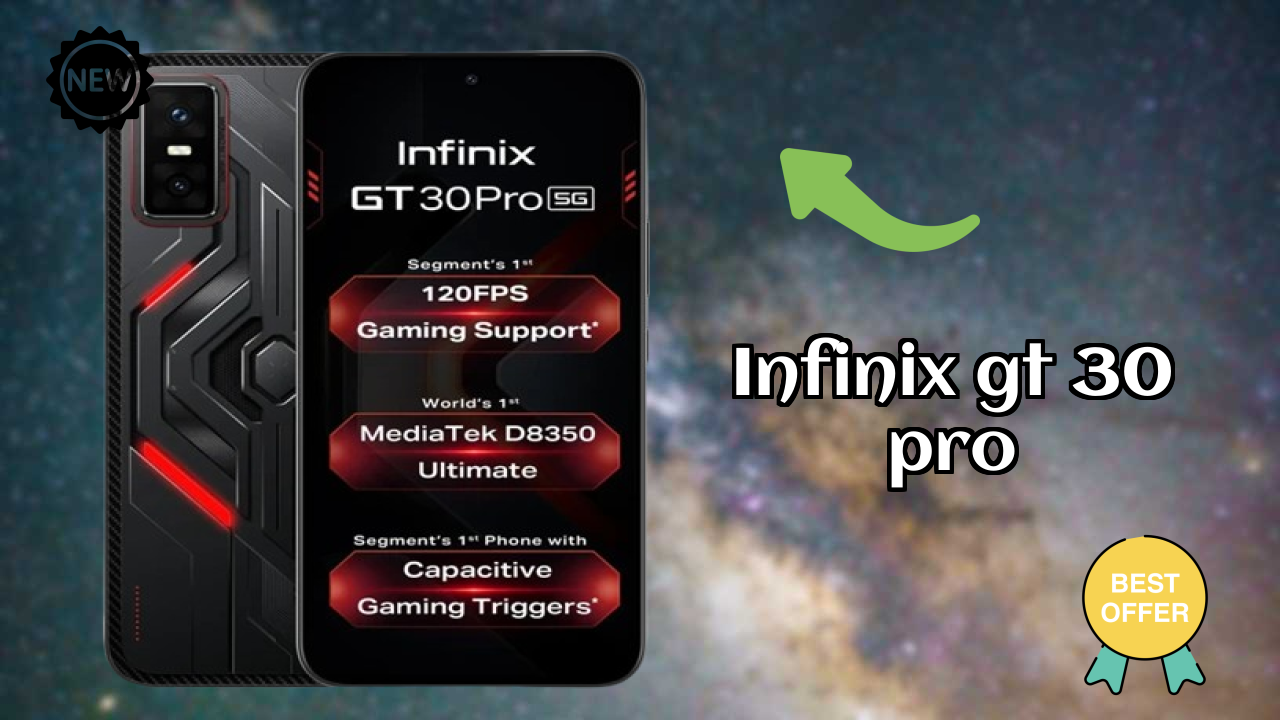 Infinix GT 30 Pro at ₹24,115 - Best Deal Available