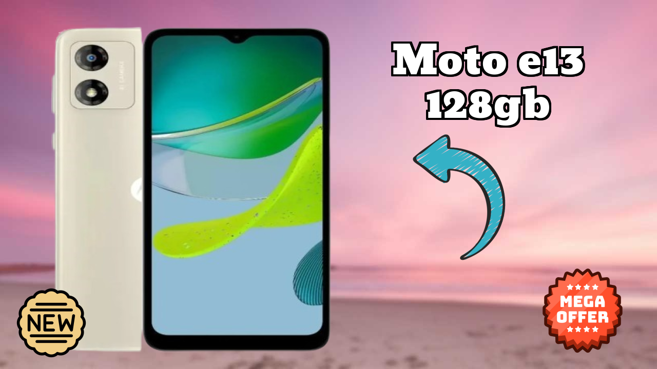 Moto E13 128GB Display Size: 6.5 Inches (16.51 Cm) Screen Quality