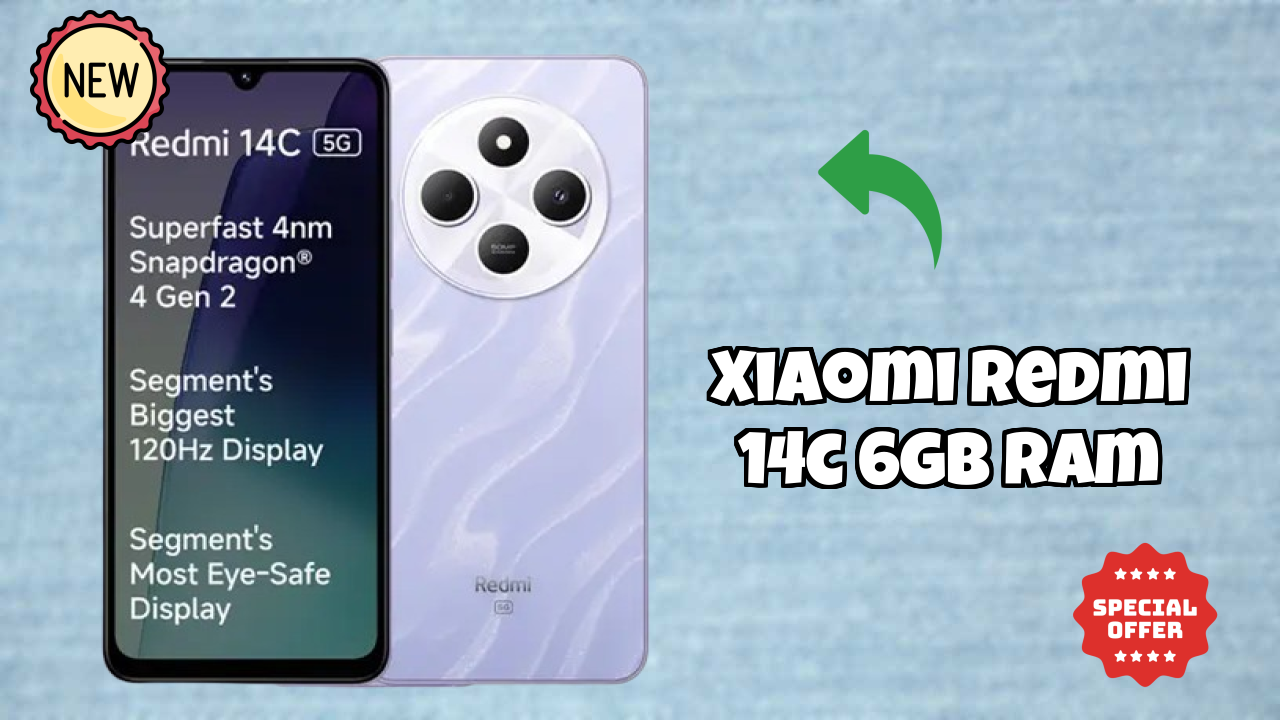 Xiaomi Redmi 14C 6GB RAM Display Size: 6.88 Inches (17.48 Cm) Screen Review